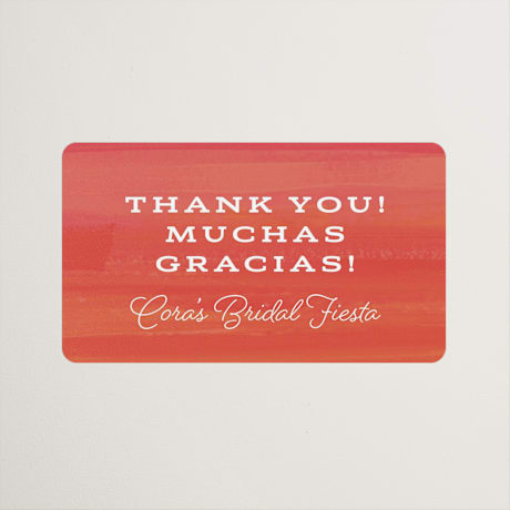 Bridal Shower Favor Stickers