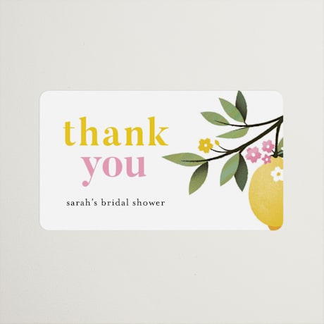 Bridal Shower Favor Stickers