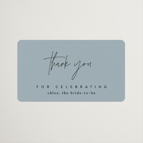 Bridal Shower Favor Stickers