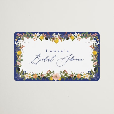 Bridal Shower Favor Stickers