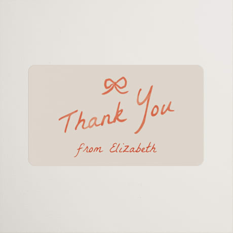 Bridal Shower Favor Stickers