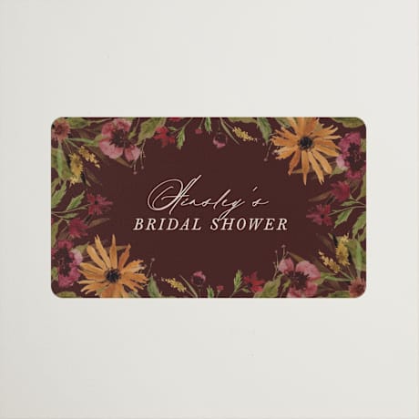 Bridal Shower Favor Stickers