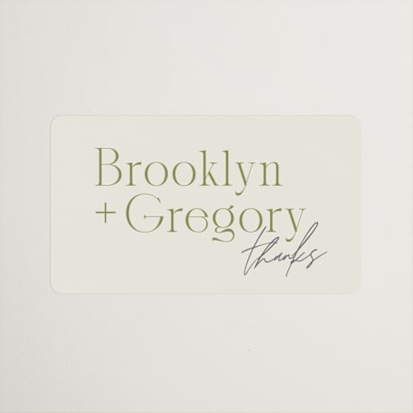 Engagement Party Favor Stickers