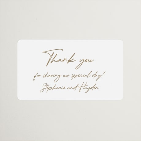 Engagement Party Favor Stickers