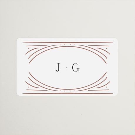 Engagement Party Favor Stickers