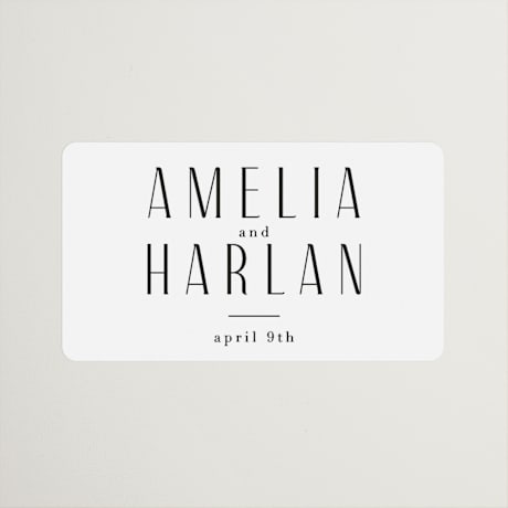 Wedding Favor Stickers