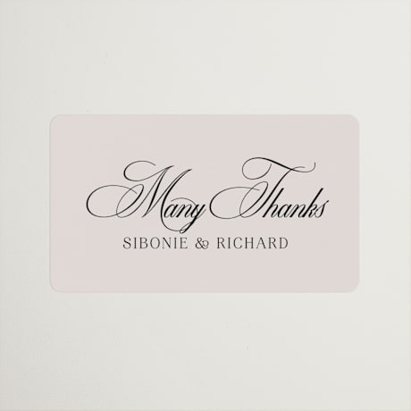 Wedding Favor Stickers