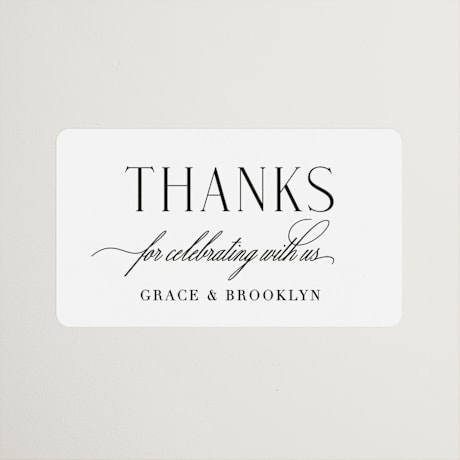 Wedding Favor Stickers