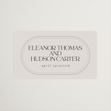 Wedding Favor Stickers