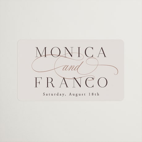 Wedding Favor Stickers