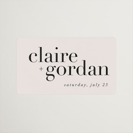 Wedding Favor Stickers