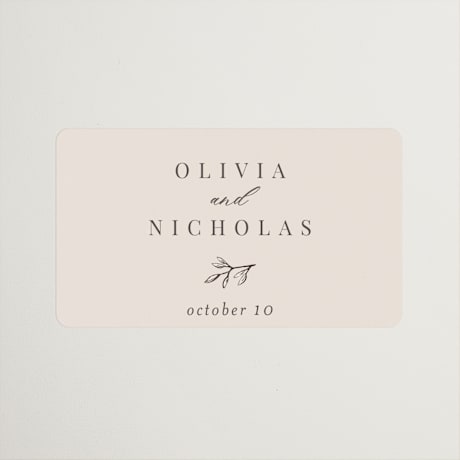 Wedding Favor Stickers