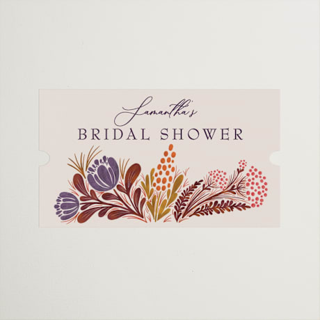 Bridal Shower Favor Stickers