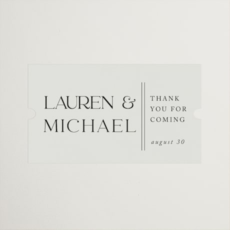 Rehearsal Dinner Favor Stickers