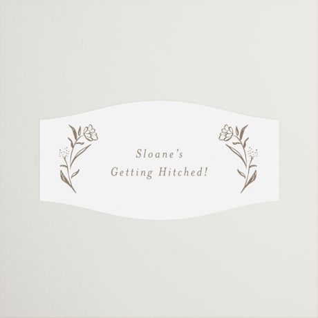 Bridal Shower Favor Stickers