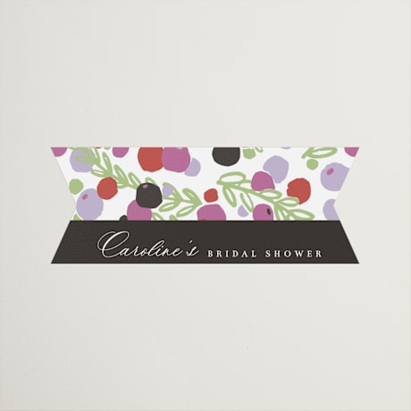 Bridal Shower Favor Stickers