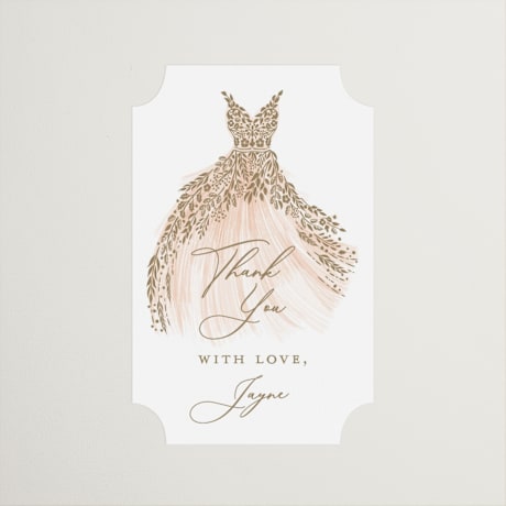 Bridal Shower Favor Stickers