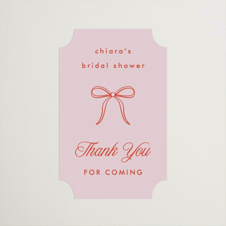 Bridal Shower Favor Stickers