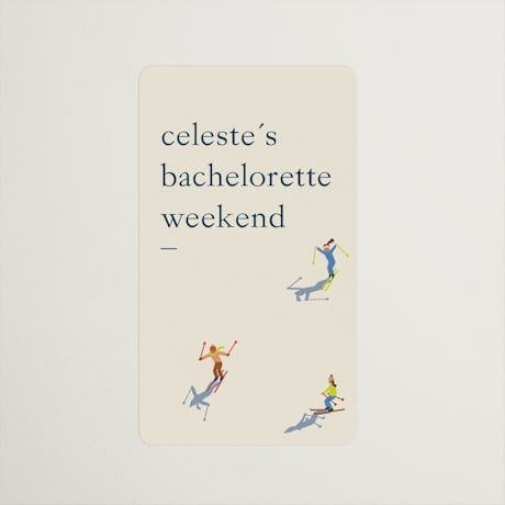 Bachelorette Party Favor Stickers