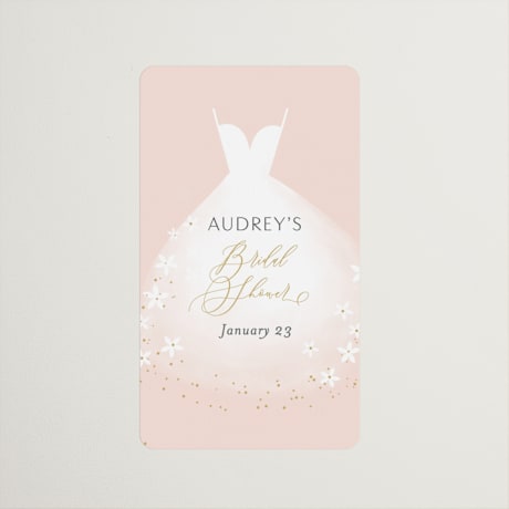 Bridal Shower Favor Stickers