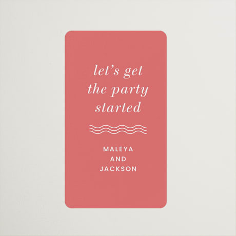 Rehearsal Dinner Favor Stickers