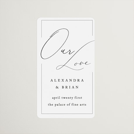 Wedding Favor Stickers