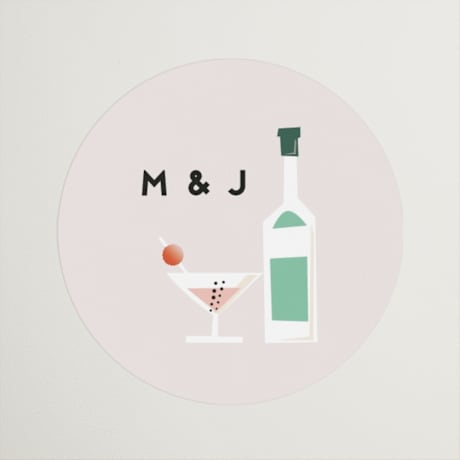 Engagement Party Favor Stickers