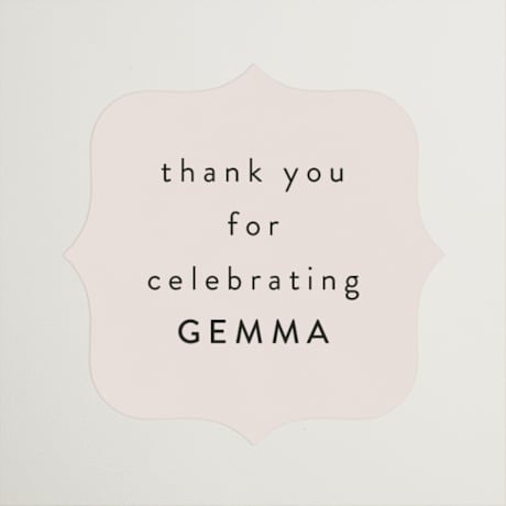 Bridal Shower Favor Stickers