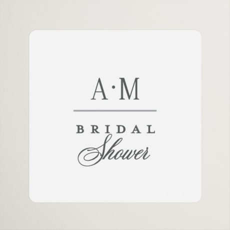 Bridal Shower Favor Stickers