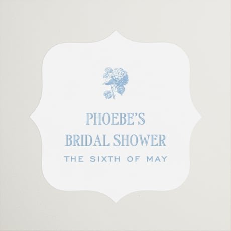Bridal Shower Favor Stickers