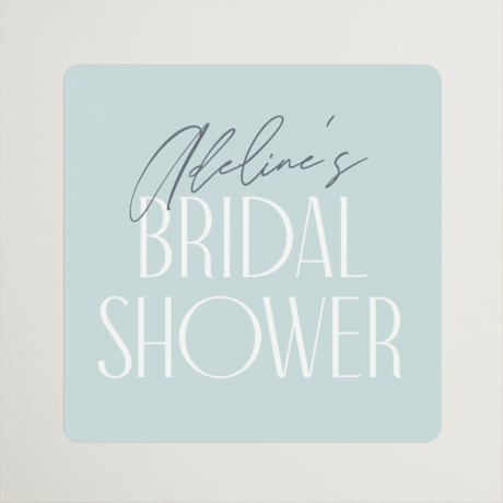Bridal Shower Favor Stickers