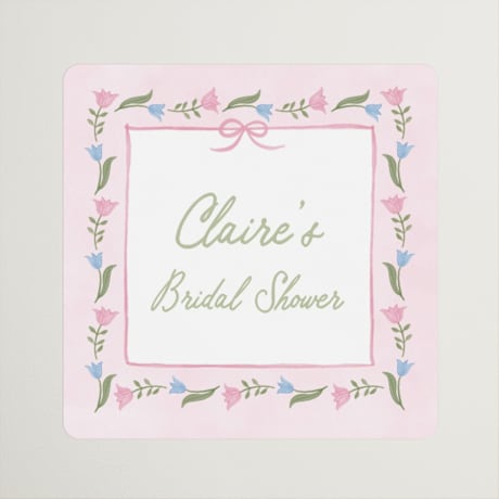 Bridal Shower Favor Stickers