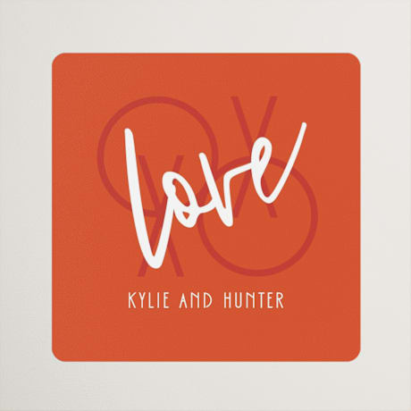 Engagement Party Favor Stickers