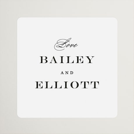 Wedding Favor Stickers