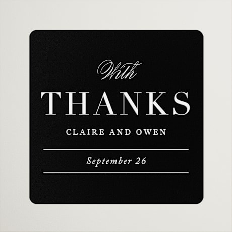 Wedding Favor Stickers