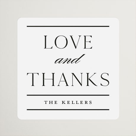 Wedding Favor Stickers