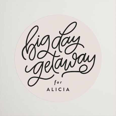 Bachelorette Party Favor Stickers