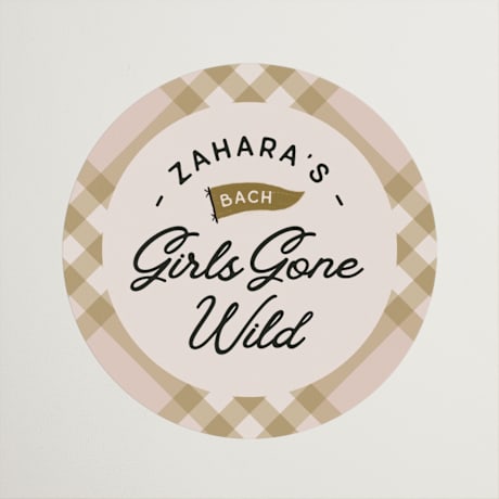 Bachelorette Party Favor Stickers