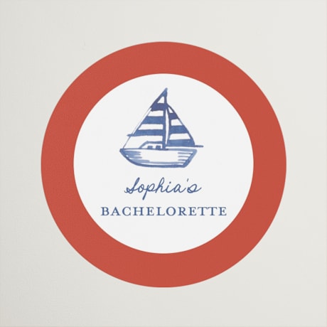 Bachelorette Party Favor Stickers