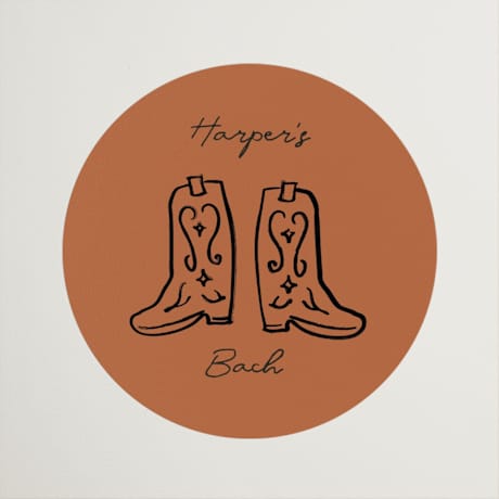 Bachelorette Party Favor Stickers