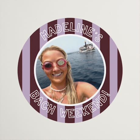 Bachelorette Party Favor Stickers