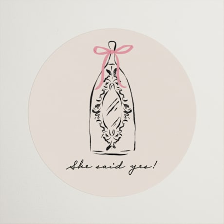 Bachelorette Party Favor Stickers