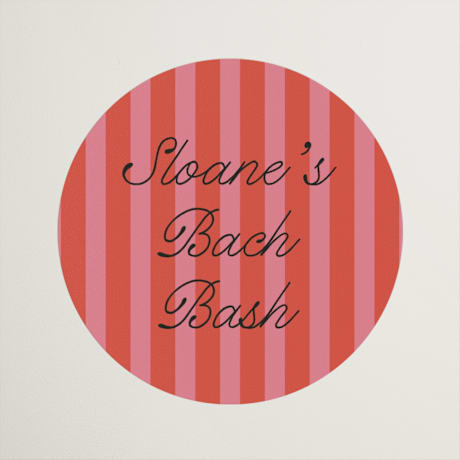 Bachelorette Party Favor Stickers