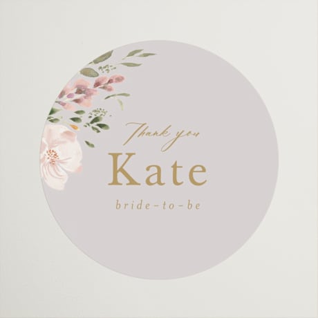 Bridal Shower Favor Stickers