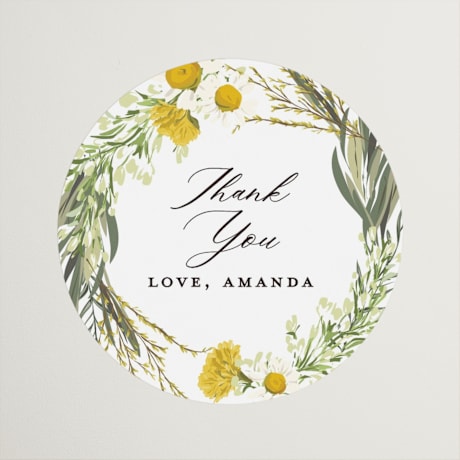 Bridal Shower Favor Stickers