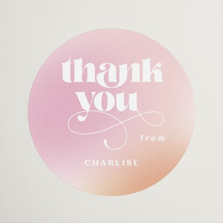 Bridal Shower Favor Stickers