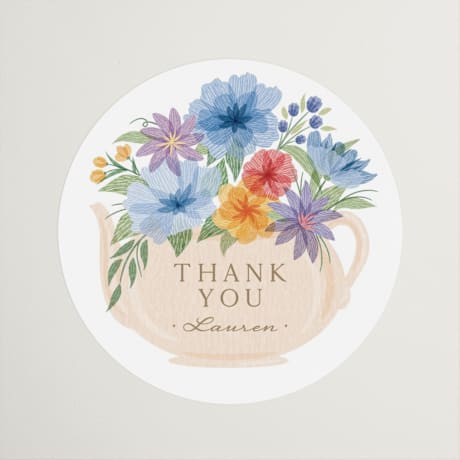 Bridal Shower Favor Stickers
