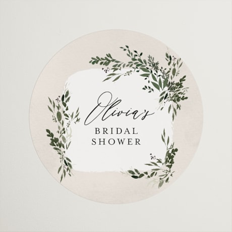 Bridal Shower Favor Stickers