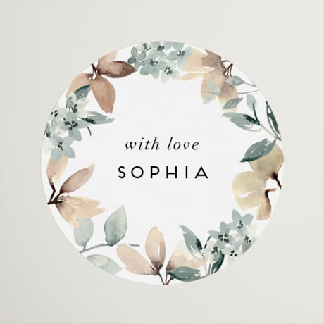 Bridal Shower Favor Stickers