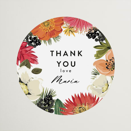 Bridal Shower Favor Stickers